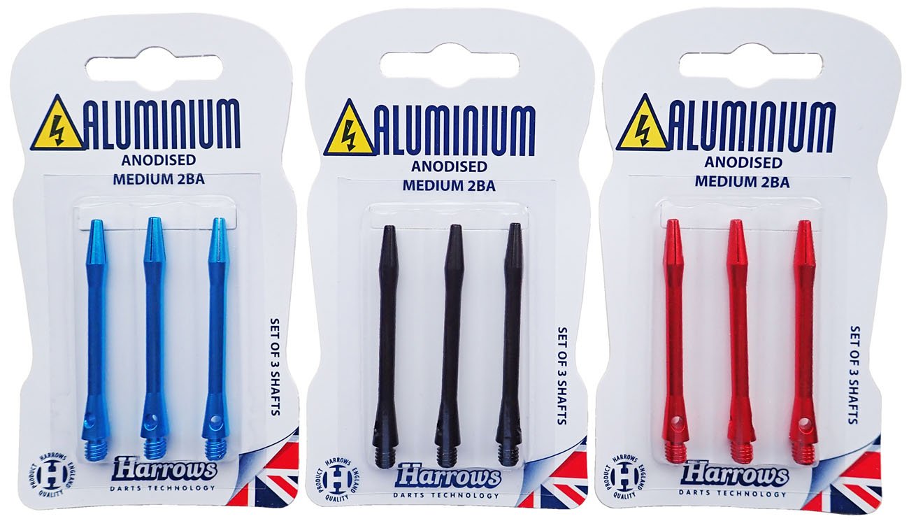 Replacement grips for darts HARROWS ANOISED ALUMINIUM size. S T74