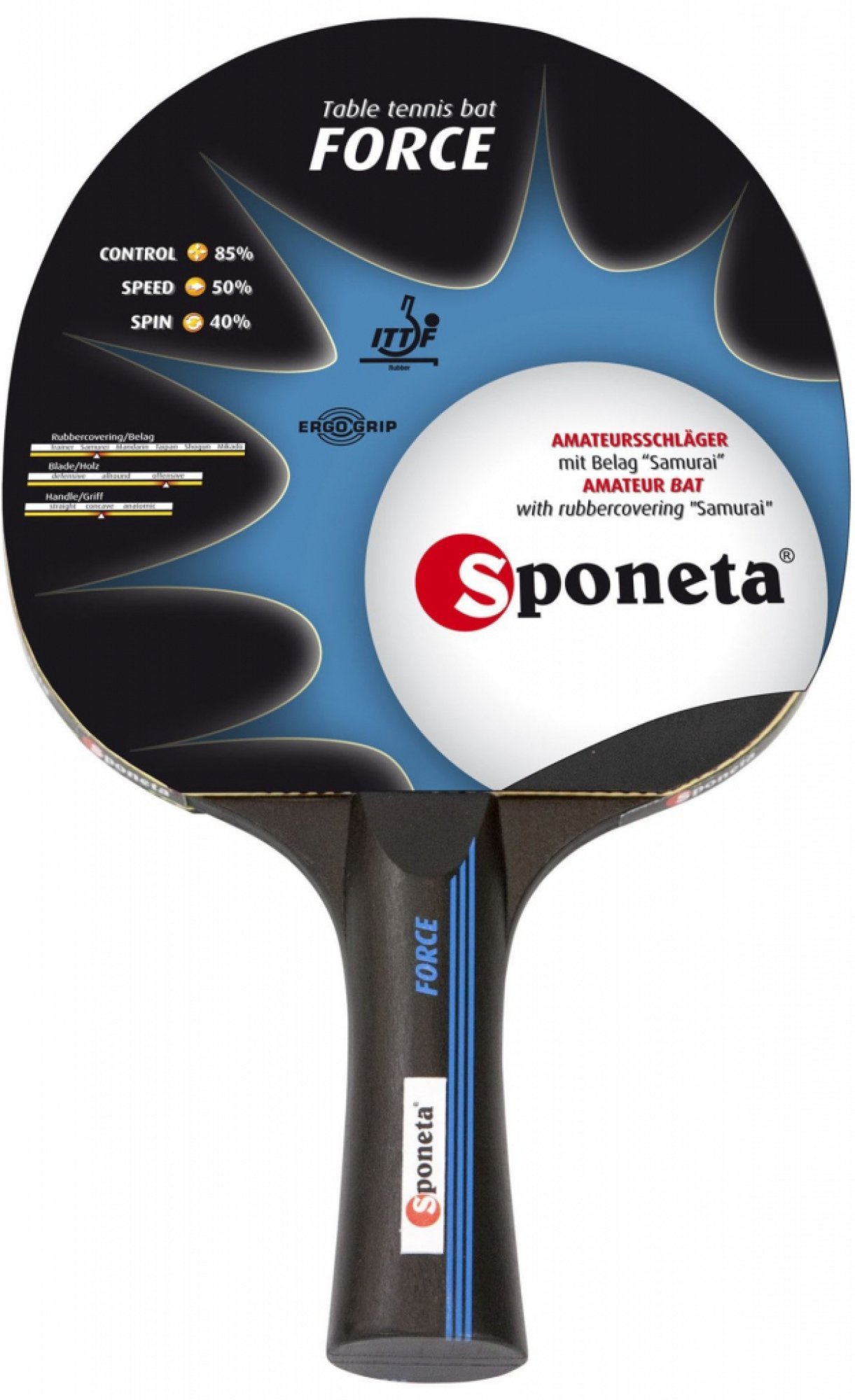 Sponeta G1716 Tischtennisschläger für den Außeneinsatz