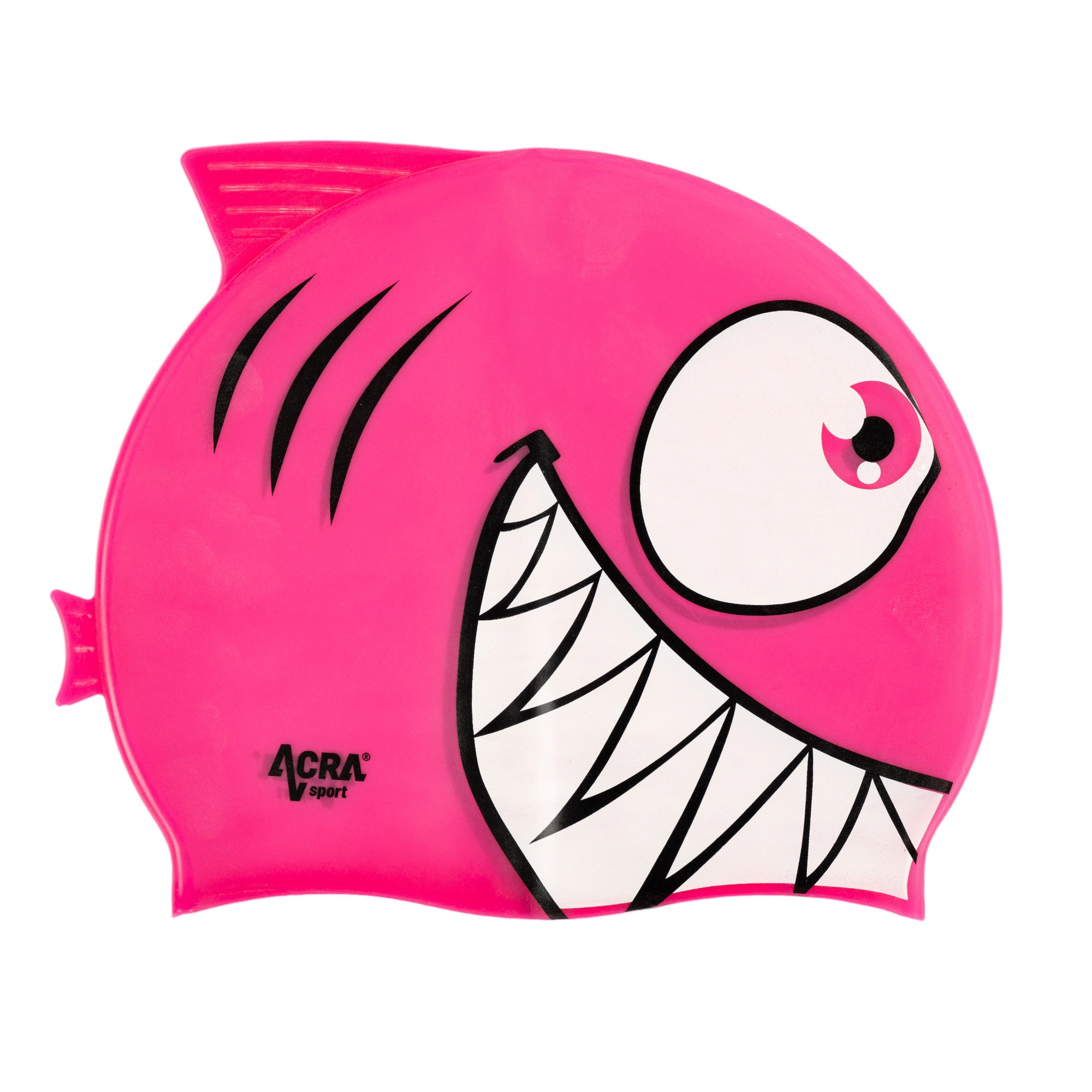 Children's swimming cap, PIRANHA, pink