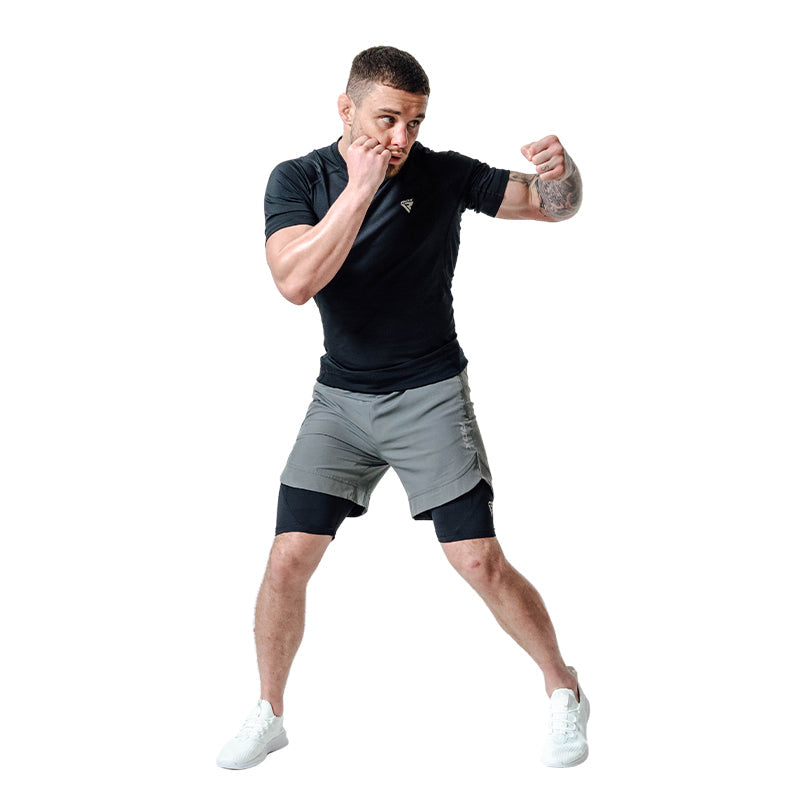 T16 2-in-1 Compression MMA Shorts