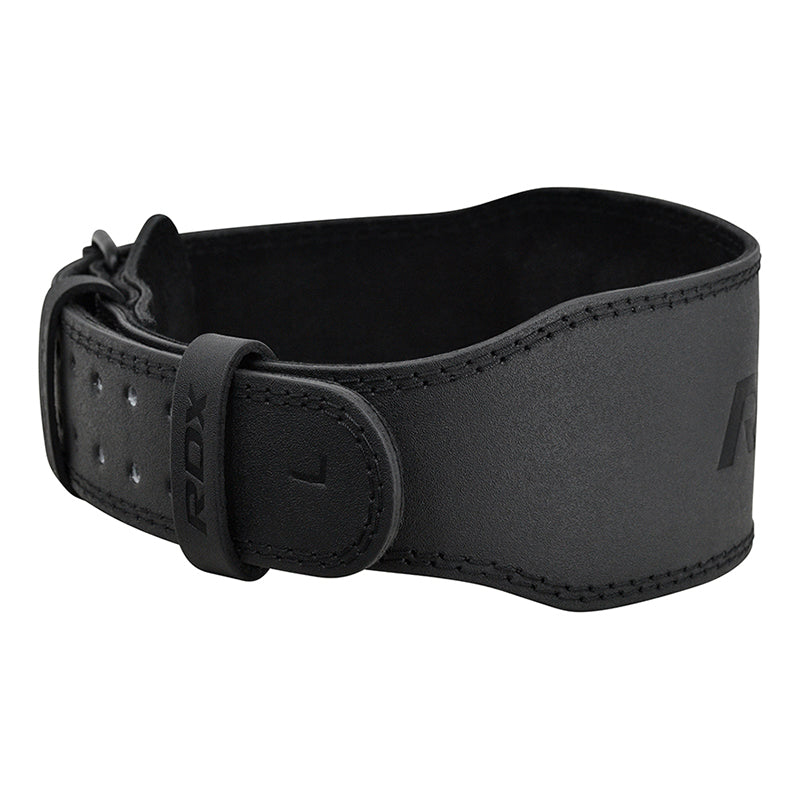 RDX 4 Inch Leather Weightlifting Gym Belt