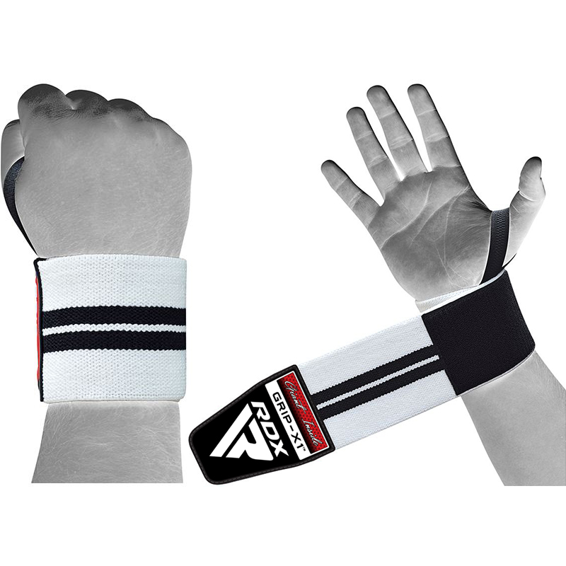 RDX W3W WEIGHT LIFTING WRIST SUPPORT WRAPS WITH THUMB LOOPS OEKO-TEXÂ Standard 100 certified