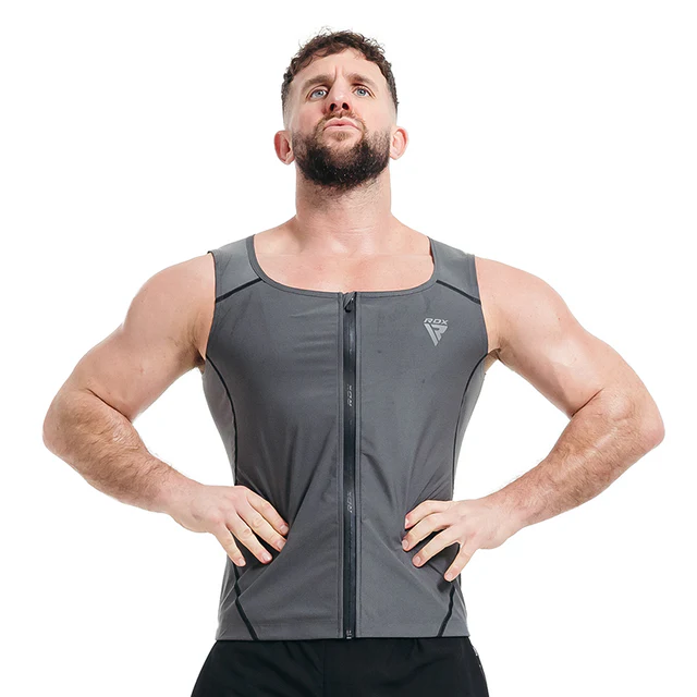 RDX Sauna vesta pánská SWEAT VEST M2, šedá L