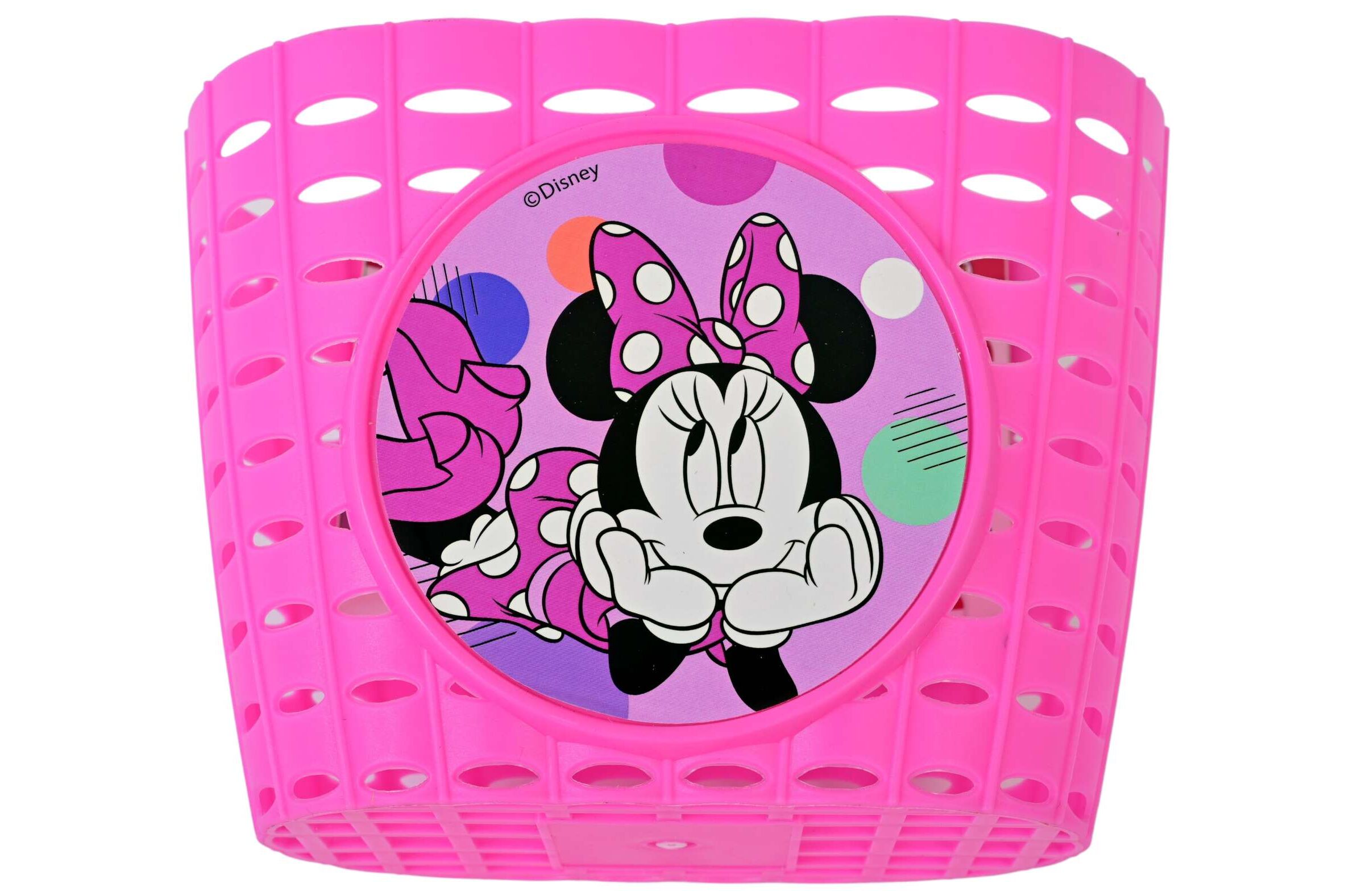 Košík na kolo Volare Minnie, růžový