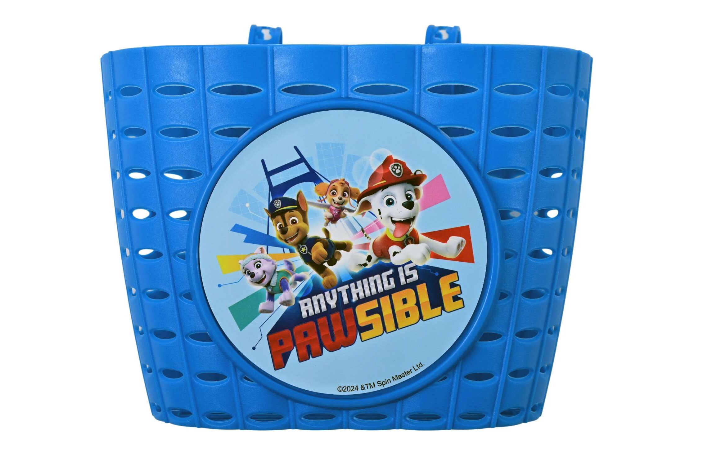 Košík na kolo Volare Paw patrol, modrý