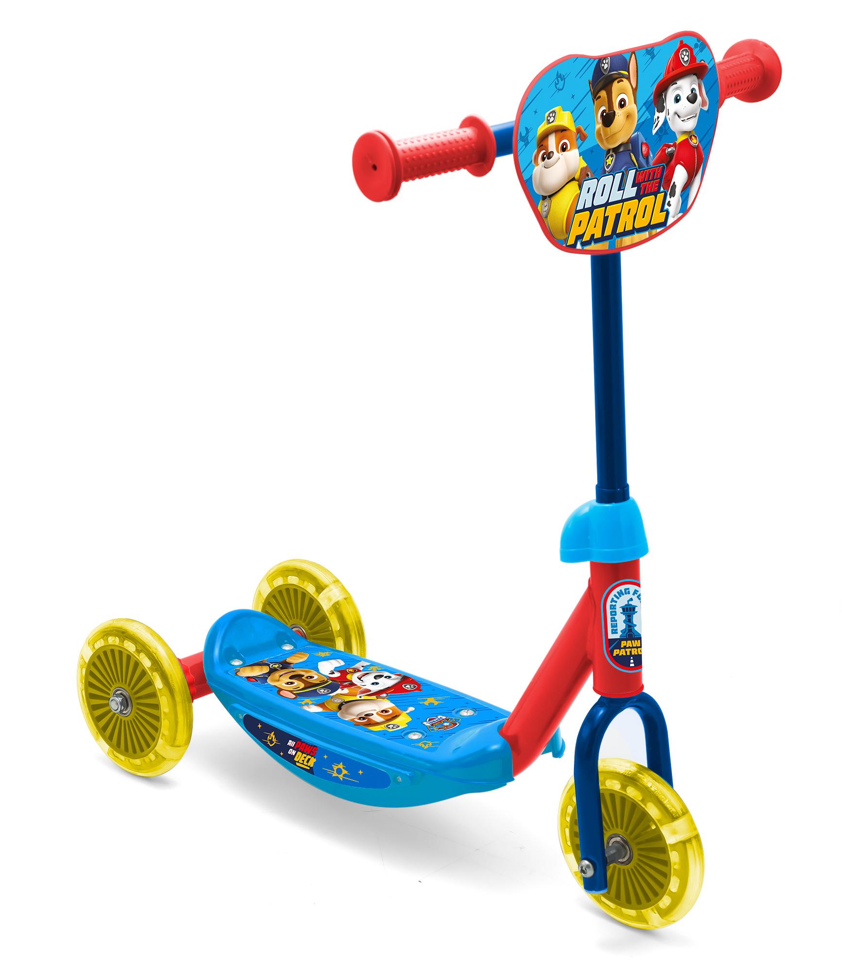 Dětská koloběžka Paw Patrol, 3 kolečka, modrá