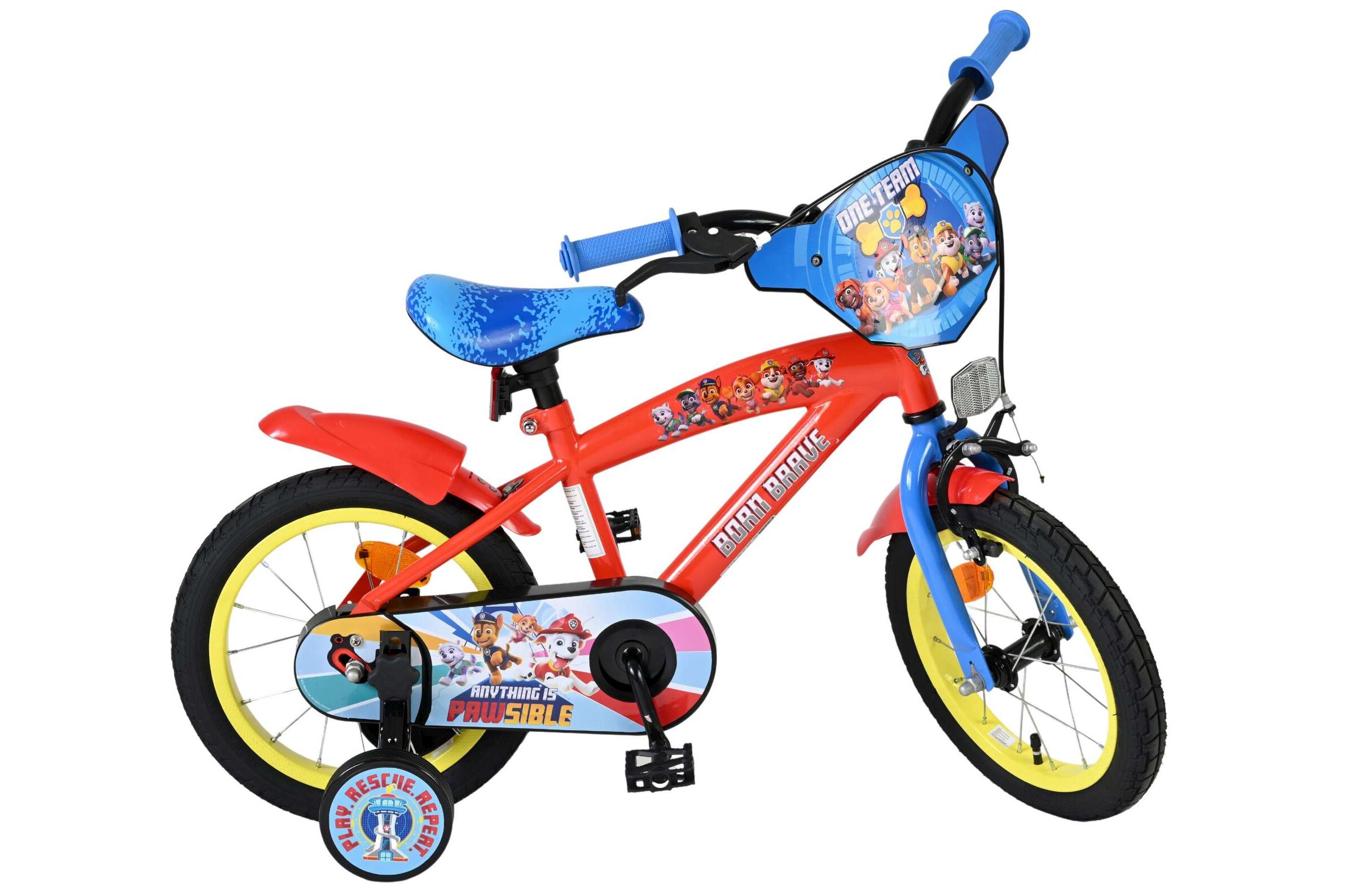 Kinderfahrrad Volare Paw Patrol 14", rot